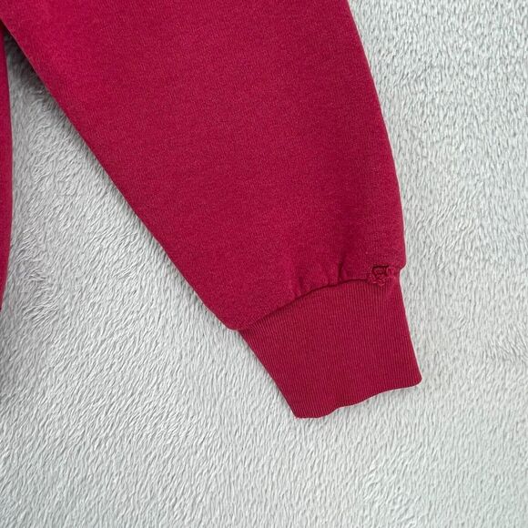 Vtg Colorado Sweatshirt Adult L Red The Last Great Place Log Cabin Western 90s - Picture 12 of 14